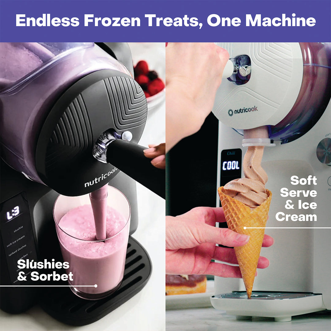 Ice Cream Maker, Slushie, Sorbet & Milkshake