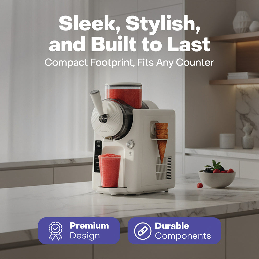 Ice Cream Maker, Slushie, Sorbet & Milkshake